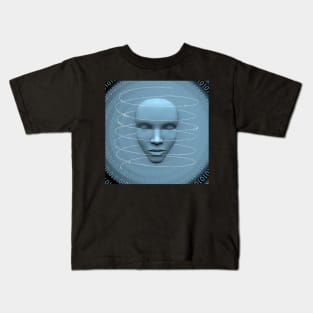 Surreal Carnival Mask Kids T-Shirt